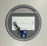 Badkamerspiegel 80cm LED, touch knop, anti-condens