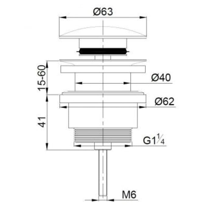 Clickwaste mat Goud