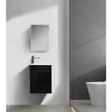 Fonteinkast Tieme mat zwart