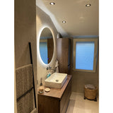 Kolomkast Tieme mat donker eiken 160x35x35cm