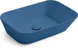 Mees design waskom rechthoek mat blauw