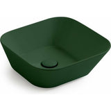 Mees design waskom vierkant mat groen