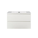 Onderkast badkamermeubel Tieme hoogglans wit 80x50x48cm