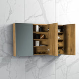 Spiegelkast Tieme mat eiken 120x70x16cm