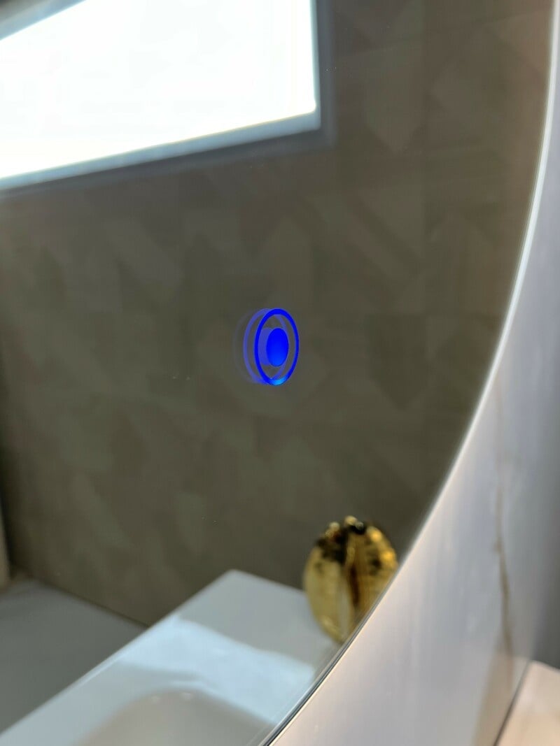 Badkamerspiegel 100cm LED, touch knop, anti-condens