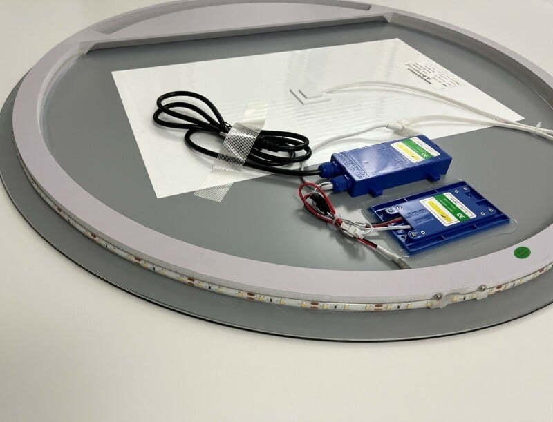 Badkamerspiegel 100cm LED, touch knop, anti-condens