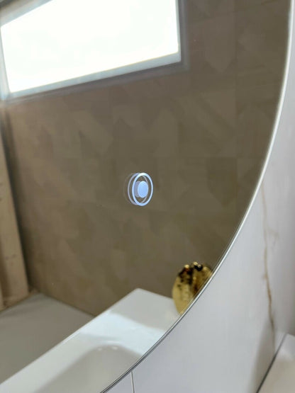 Badkamerspiegel 80cm LED, touch knop, anti-condens