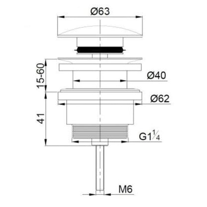 Clickwaste mat Goud