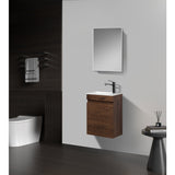 Fonteinkast Tieme mat donker eiken