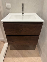 Keramische wastafel Tieme wit 605x480x175 met kraangat