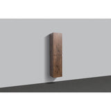 Kolomkast Tieme mat donker eiken 160x35x35cm