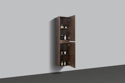 Kolomkast Tieme mat donker eiken 160x35x35cm