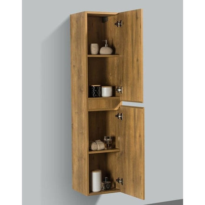 Kolomkast Tieme mat eiken 160x35x35cm