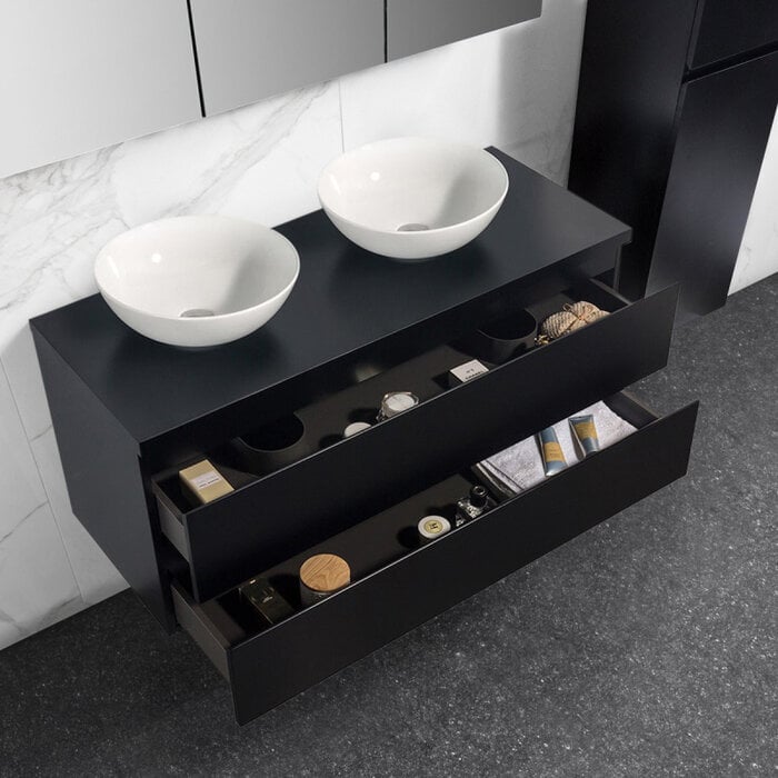 Lade organizer 32x21x6cm 3-vakken grijs