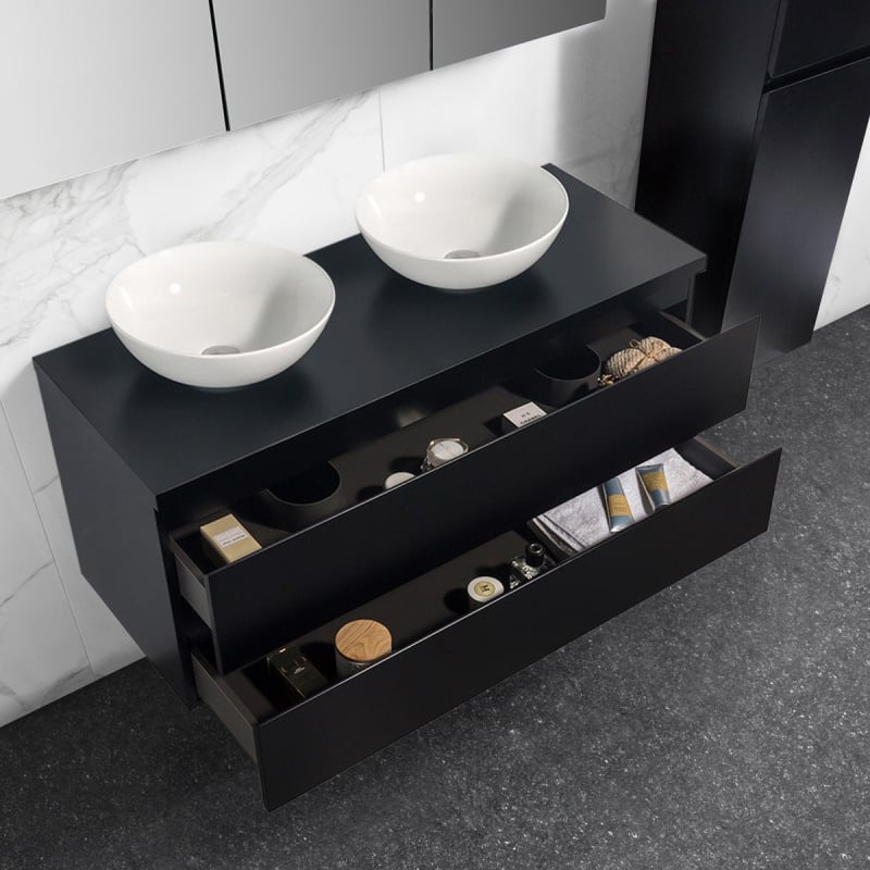 Lade organizer 32x21x6cm 3-vakken grijs