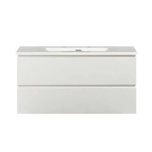 Onderkast badkamermeubel Tieme hoogglans wit 100x50x48cm