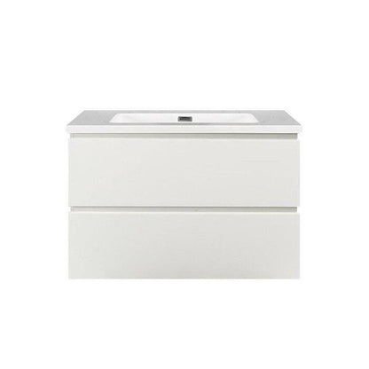 Onderkast badkamermeubel Tieme hoogglans wit 80x50x48cm