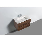 Onderkast badkamermeubel Tieme mat donker eiken 80x50x48cm