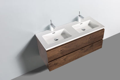 Onderkast badkamermeubel Tieme mat donker eiken 120x50x48cm