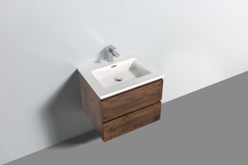 Onderkast badkamermeubel Tieme mat donker eiken 60x50x48cm