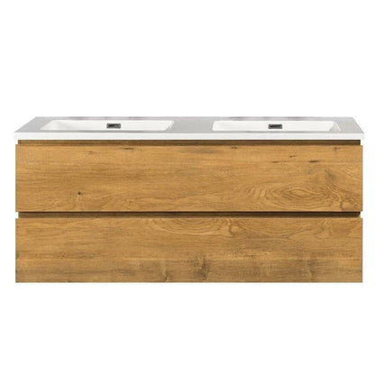 Onderkast badkamermeubel Tieme mat eiken 120x50x48cm