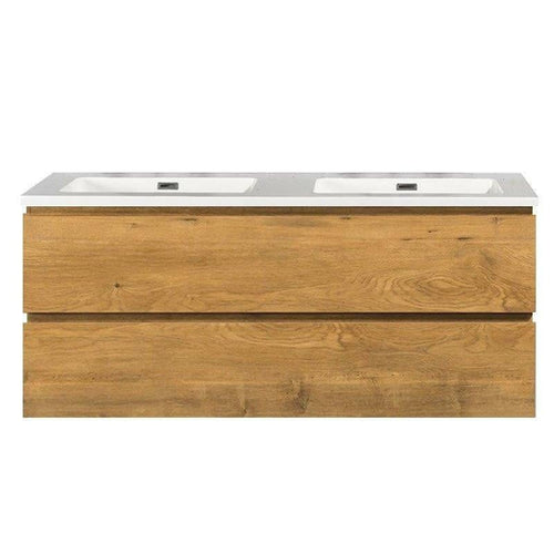 Onderkast badkamermeubel Tieme mat eiken 120x50x48cm