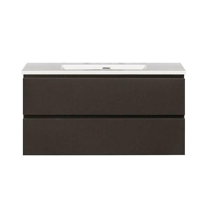 Onderkast badkamermeubel Tieme mat grijs 100x50x48cm