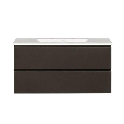 Onderkast badkamermeubel Tieme mat grijs 100x50x48cm