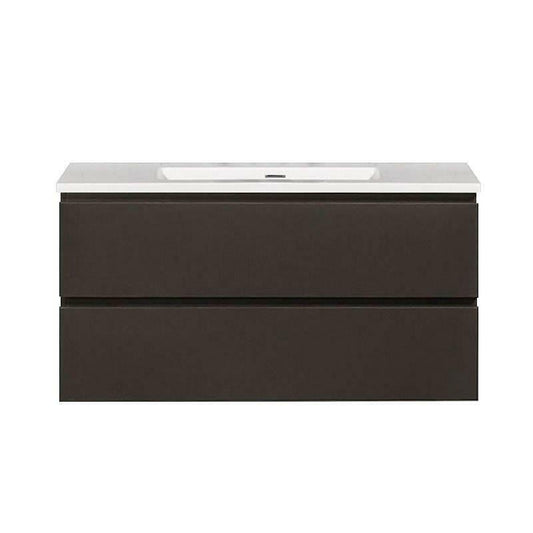 Onderkast badkamermeubel Tieme mat grijs 100x50x48cm