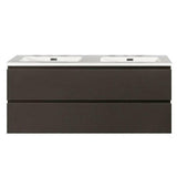 Onderkast badkamermeubel Tieme mat grijs 120x50x48cm