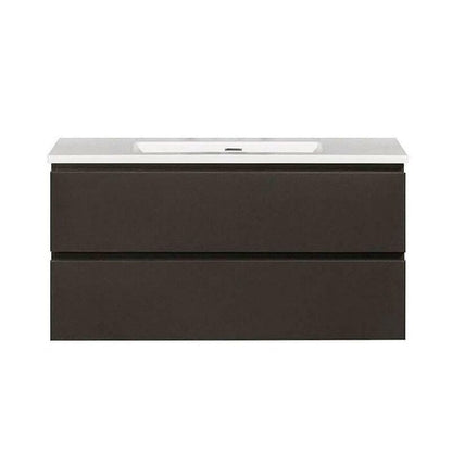 Onderkast badkamermeubel Tieme mat grijs 100x50x48cm