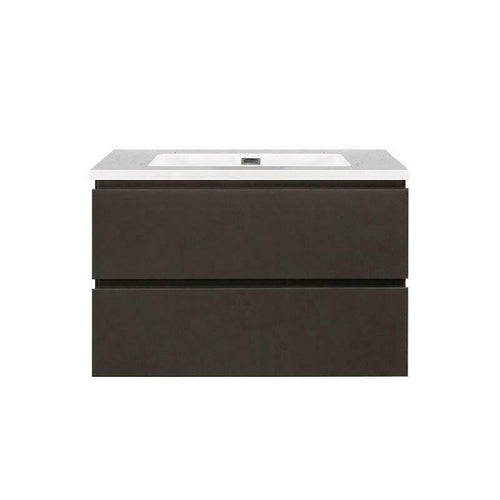 Onderkast badkamermeubel Tieme mat grijs 80x50x48cm