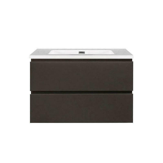 Onderkast badkamermeubel Tieme mat grijs 80x50x48cm