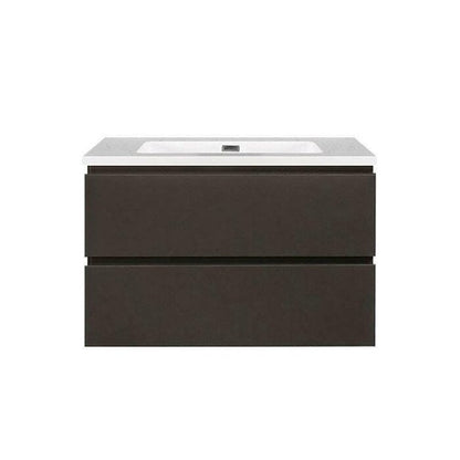 Onderkast badkamermeubel Tieme mat grijs 80x50x48cm