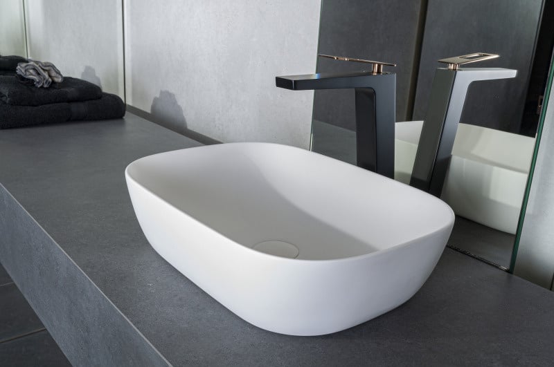 Solid surface waskom Maud wit