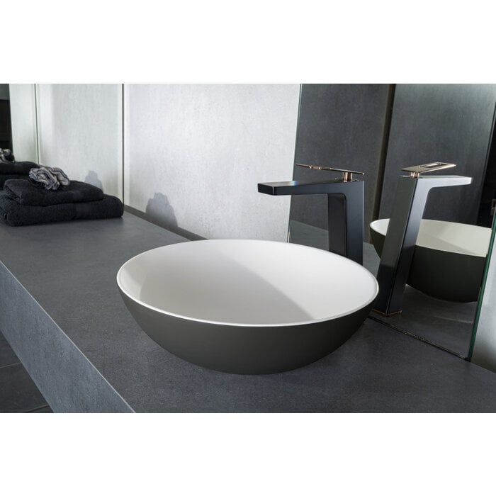 Solid surface waskom Sanne grijs EXT