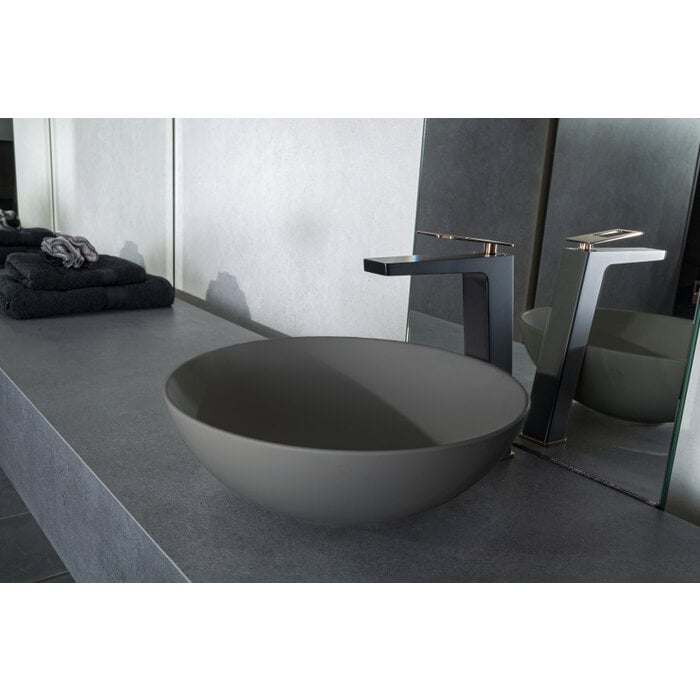 Solid surface waskom Sanne grijs