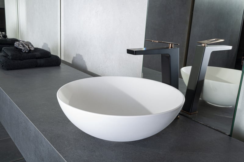 Solid surface waskom Sanne wit