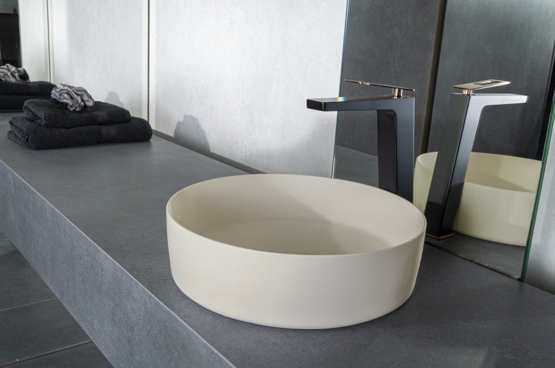 Solid surface waskom Tess beige
