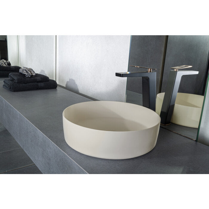Solid surface waskom Tess beige