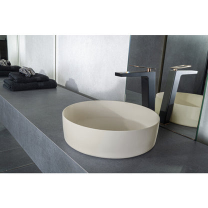 Solid surface waskom Tess beige