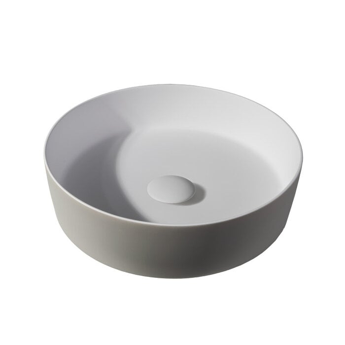 Solid surface waskom Tess greige EXT
