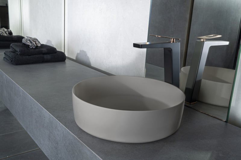 Solid surface waskom Tess greige