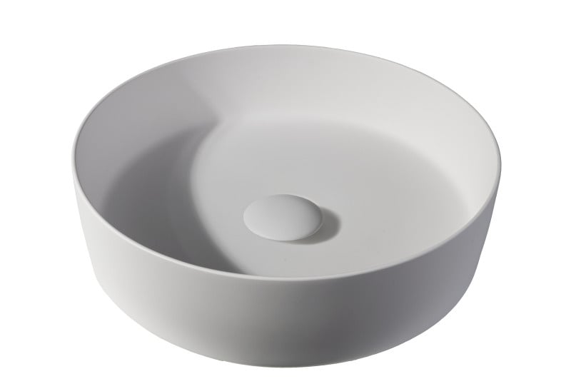 Solid surface waskom Tess wit