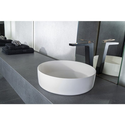 Solid surface waskom Tess wit