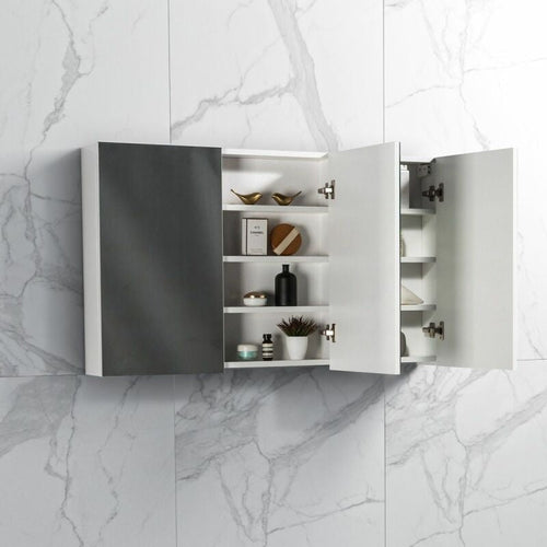 Spiegelkast Tieme hoogglans wit 120x70x16cm