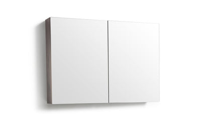 Spiegelkast Tieme mat donker eiken 100x70x16cm