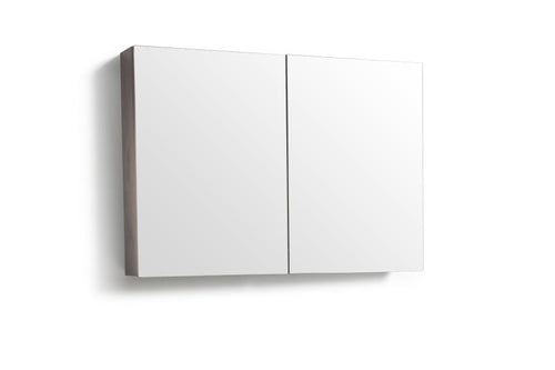 Spiegelkast Tieme mat donker eiken 100x70x16cm