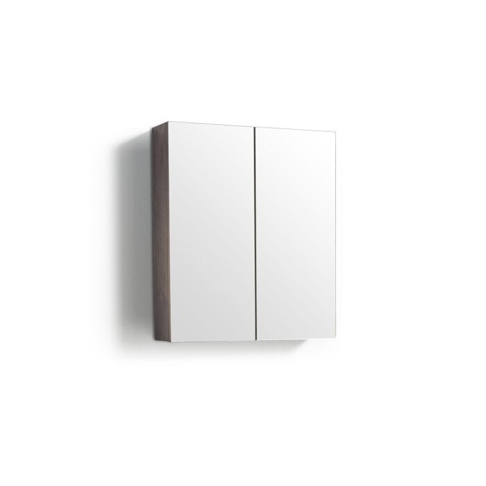 Spiegelkast Tieme mat donker eiken 60x70x16cm