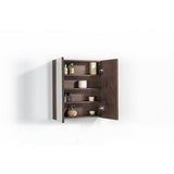 Spiegelkast Tieme mat donker eiken 60x70x16cm